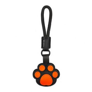 Al por mayor Llavero de piel con diseño de pata de gato de dibujos animados, llavero con forma de hueso para coche, colgante adorable para mochila, regalo - Product Image 5