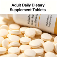Comprimés de complément alimentaire multivitaminé et multiminéral |   Soutien nutritionnel quotidien pour le bien-être général du corps, utilisation quotidienne pour adultes