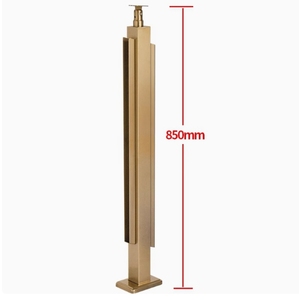 Kính lan can cho cầu thang thép cầu thang lan can thiết kế cầu thang lan can & tay vịn sức mạnh nhà máy tùy biến - Product Image 4