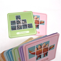 Cartes éducatives en papier d'art de haute qualité PLT pour enfants avec impression offset et finition vernie, fabriquées dans le Zhejiang