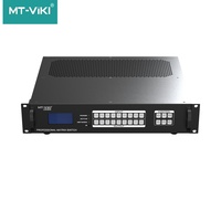 Matriz de Video HDMI/DVI/VGA/DP de 9 Entradas y 9 Salidas, Metálica, 4K, Conmutador Híbrido Sin Interrupciones 9X9