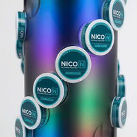 Support d'affichage personnalisé en acrylique LED pour sachets de nicotine, idéal pour la vente de Snus et les boutiques de tabac