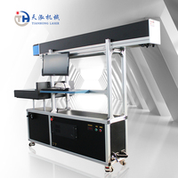 Machine de marquage laser CO2 à focalisation dynamique 3D grand format 100W 200W 250W, machine de gravure laser avec tube laser Reci