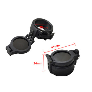 Cache de protection d'objectif en plastique de type rabattable, plusieurs couleurs, pour lampe torche portable, équipement de camping extérieur - Product Image 4