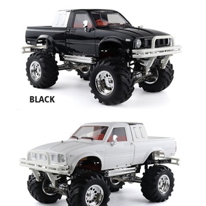 Kit de voiture RC tout-terrain 4x4 en métal 1:10 2.4G 4WD Rallye Pickup Truck Rock Crawler DIY Véhicule tout-terrain - Product Image 3