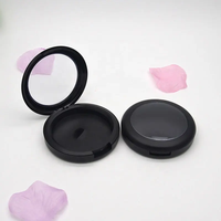Stock P-LAN Offre Spéciale 26mm 36mm 44mm 59.5mm étui à fard vide noir mat étuis à poudre compacts personnalisés emballage