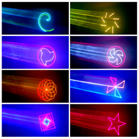1-5W RVB Full Color LED Laser Light DMX512 Contrôlé Disco Laser Beam Lights pour Discothèques