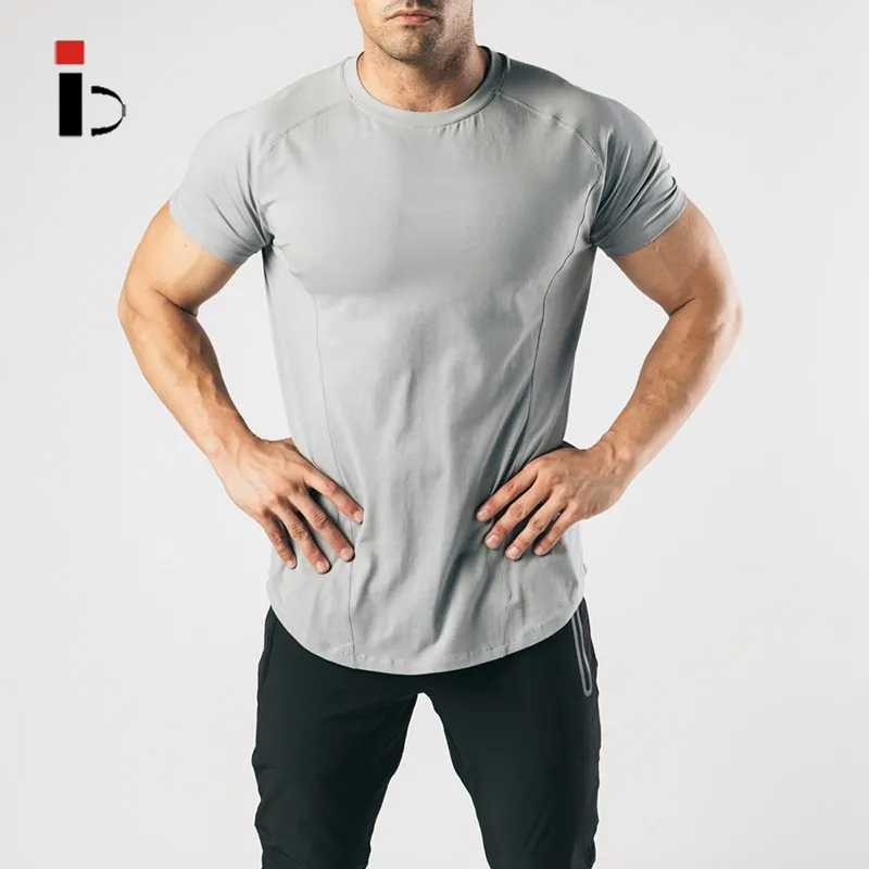 Männer Fitness Kleidung Active wear atmungsaktive schnell trocknende benutzer definierte Druck Bambus T-Shirts