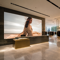 Écran LED publicitaire mural 8K HDR10+ à fixation fixe, prix usine DDW, pour intérieur, magasins de luxe, centres commerciaux, garantie 5 ans