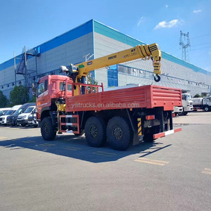 DONGFENG Camion <span class=keywords><strong>benne</strong></span> 6x6 tout-terrain avec <span class=keywords><strong>grue</strong></span> manipulateur 6x6 10T, <span class=keywords><strong>grue</strong></span> montée sur camion 12T, <span class=keywords><strong>grue</strong></span> à flèche droite 14T - Product Image 2