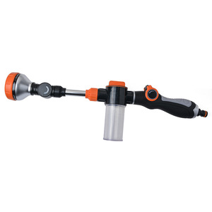Garden Foam Gun Aluminum Tube 8 Function Sprayer Variable Spray Patterns For Car Washing Watering Plants Floor Cleaning - Product Image 1