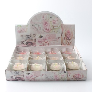 Women Body Soy Luxury Rose Scent Candle for Gift Scented Candle The Floral Society Candles In Gift Box Birthday flower cand