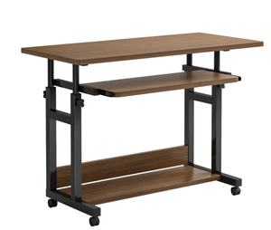 Escritorio de Computadora para Lado de Cama, Móvil, Altura Ajustable, Moderno, para Sala de Estar, Dormitorio, Estudio, Mesa para Estudiantes, Dormitorio Pequeño, Simple - Product Image 1