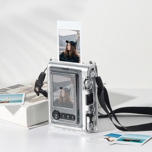 Étui pour appareil photo Lerp&Camera pour <span class=keywords><strong>Instax</strong></span> <span class=keywords><strong>Mini</strong></span> <span class=keywords><strong>EVO</strong></span>, coque de protection transparente en plastique cristal, anti-collision, anti-chute, étui de voyage - Product Image 2