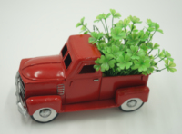 Top Grace – jardinières en métal rouge de grande taille, vente en gros, grand camion de noël, jardinières en métal, Pots de fleurs et jardinières