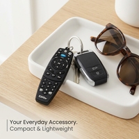 Porte-clés télécommande personnalisé en caoutchouc souple avec logo personnalisé pour TV et électronique, porte-clés promotionnel au design 3D