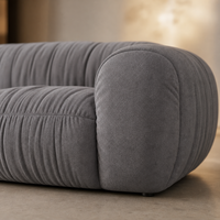 Série de canapés modulaires créatifs en tissu pour salon de luxe, design italien de haute qualité, pour maison de prestige