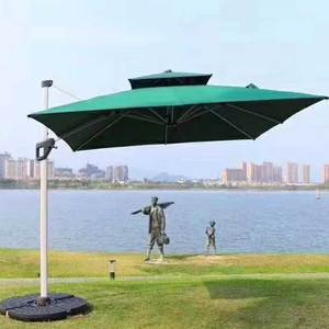 L Suministro de fábrica Sombrilla para exteriores Sombrilla de jardín compensada Sombrilla de <span class=keywords><strong>patio</strong></span> en voladizo de gran tamaño Impermeable Capas dobles - Product Image 2