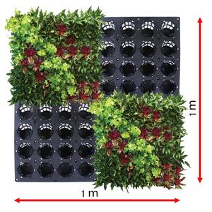 Mur végétal vertical pour jardin, panneaux verts, pots de plantation - Product Image 5
