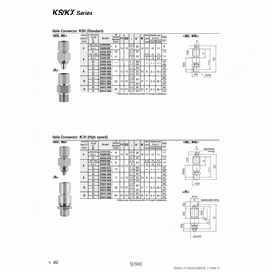 SMC Pneumatics Rotary One-Touch Fitting Piezas neumáticas de - Product Image 1