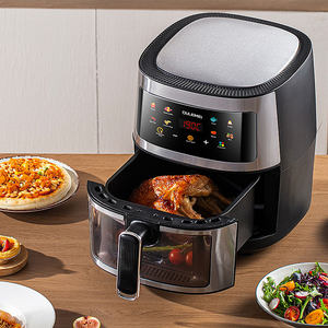 Nueva freidora de aire digital Freidoras de aire sin aceite de acero inoxidable con revestimiento antiadherente Comidas rápidas en minutos Horno de freidora de aire - Product Image 2