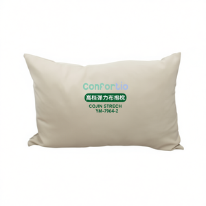 Cuscino di Lusso Elastico in Tessuto Cojin Stretch Bianco Riso 40*60 - Product Image 1