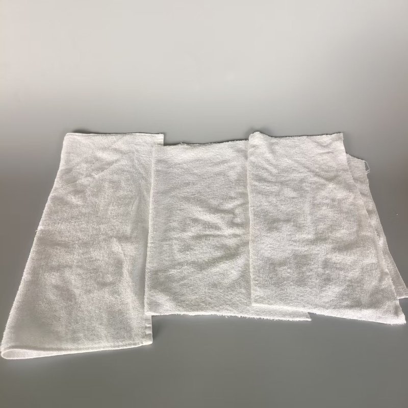 Wiping Rags White Terry Cloth Wipers