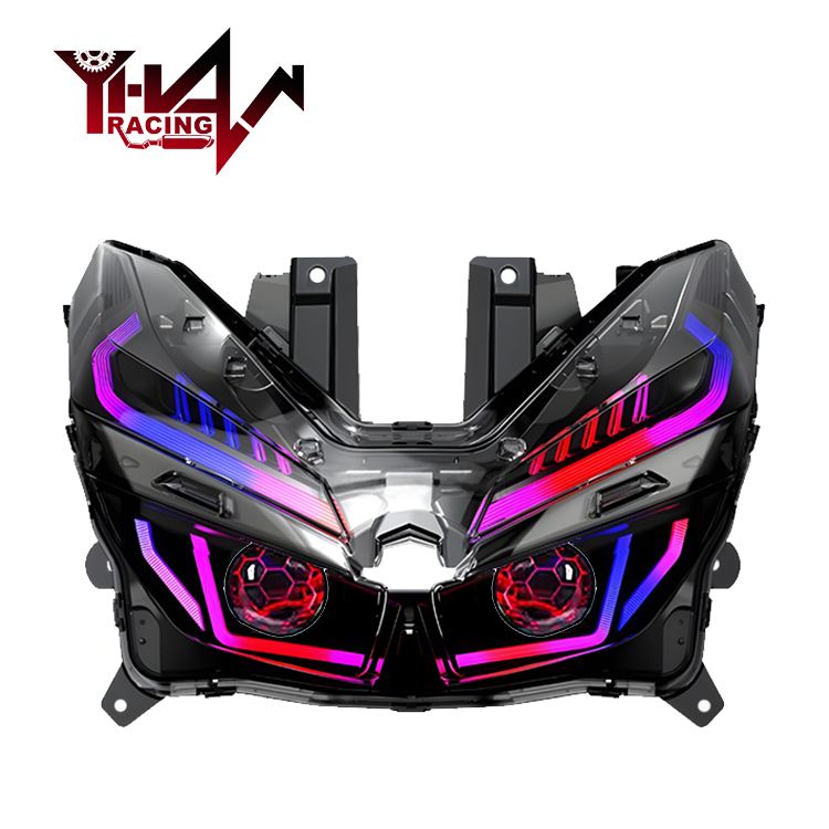 LED Modified Motorcycle Headlight Lens Waterproof