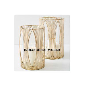 Solid Iron customized shape and size <b>candle</b> votive holder <b>set</b> of 2 birthday parties tealight votive holder at cheapest price - Product Image 1