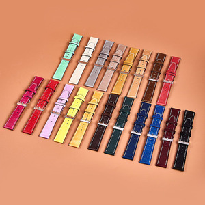 Multicolore a sgancio rapido in vera <span class=keywords><strong>pelle</strong></span> cinturini 20mm 22mm <span class=keywords><strong>cinturino</strong></span> in <span class=keywords><strong>pelle</strong></span> di alta qualità per Smart Watch - Product Image 1