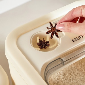 Seau de stockage de céréales en PP de qualité <span class=keywords><strong>alimentaire</strong></span>, grande capacité moderne, anti-insectes, étanche, en matériau durable pour la maison - Product Image 3