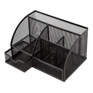 Vendita calda stock delivery variety table top pen pot storage box desk organizer portapenne per matite per studenti cancelleria