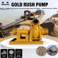 Pompe à eau diesel portable de haute qualité pour l'extraction de l'or dans les mines, disponible en tailles 3 pouces, 4 pouces, 6 pouces et 8 pouces.