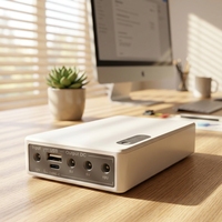 NIUNIU QX-606 Mini UPS Tiga Fasa 5V/9V/12V Baterai Lithium 74Wh dengan Antarmuka DC/USB/Type-C untuk Kamera WiFi Sistem Keamanan