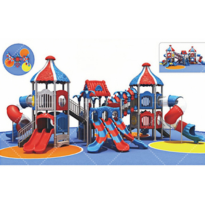 Equipo de Juegos Infantiles para Exteriores Personalizable y Ecológico en Venta con Toboganes de <span class=keywords><strong>Plástico</strong></span> Resistentes para Jardín - Product Image 2