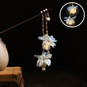 Antique Luminous Hair Sticks Wooden Hairpins Chinese Hanfu Hair Accessories Fluorescent <b>Lamp</b> <b>Balls</b> Fairy Headdress Headwear - Product Image 4