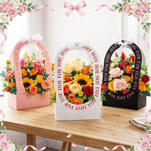 Bolsa de Regalo para Flores, Suministros para Floristería, Bolsa para Envolver Ramos, Cesta de Flores, Caja de Embalaje de Papel para Arreglos Florales - Product Image 3