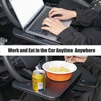 Support de bureau double usage en ABS pour voiture, idéal pour ordinateur portable, tablette, repas ou écriture – Table polyvalente populaire