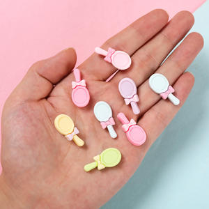 Mini Espejos de Resina con Reverso Plano para Manualidades, Juguetes para Casa de Muñecas, Decoración de Fundas de Teléfono, Scrapbooking, Lazos para el Cabello - Product Image 3