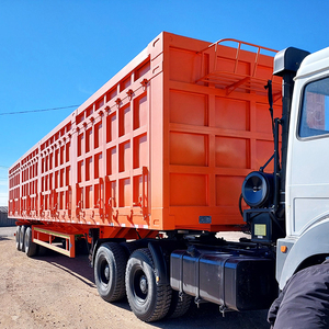 Camión Usado de Servicio Pesado, Semirremolque de 3 Ejes, 22 Metros Cúbicos, Vehículo para la Eliminación de Residuos de Construcción - Product Image 1
