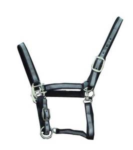 Vente en gros licol rembourré en nylon durable et réglable de haute qualité personnalisé quincaillerie NP pour cheval - Product Image 5