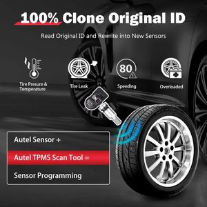 Cho Autel maxitpms MX cảm biến phổ lốp cảm biến tần số kép 315Mhz/433MHz lập trình <span class=keywords><strong>TPMS</strong></span> thân cao su cảm biến tự động - Product Image 5