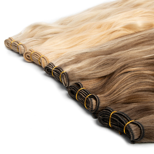 <span class=keywords><strong>Extension</strong></span> per Capelli a Trama Volumizzante Ondulata di Qualità Professionale, 100% Capelli Umani Vergini Remy - Product Image 5