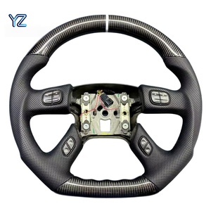 Volant de course YZ Envoy en fibre de carbone véritable, accessoires de modification et d'amélioration premium pour l'intérieur des véhicules - Product Image 2