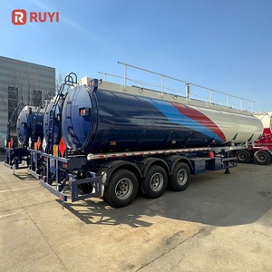 Camión Cisterna de Combustible de Aluminio de 3 Ejes y 50000 Litros, Semirremolque de Gran Capacidad Personalizable en Venta - Product Image 3