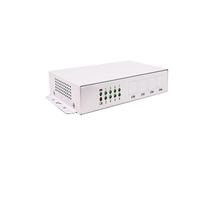Multiplexeur PCM 8 canaux Plug-and-Play, aucune configuration nécessaire, 8 ports RJ11, émetteurs-récepteurs optiques à fibre optique, récepteur optique pour VoIP