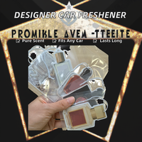 Désodorisant de voiture en papier personnalisé à longue durée de vie, différents parfums, design aromatique suspendu, désodorisant de voiture personnalisé
