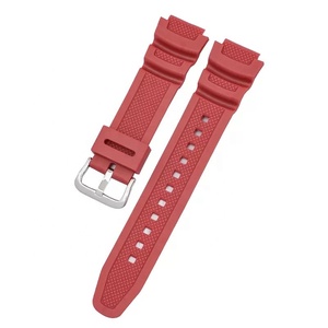 حزام ساعة كاكي رمادي وأبيض وبرتقالي وأحمر وأزرق مطاطي عالي الجودة حزام 18 من الفرقة البحرية لصدمة جي - Product Image 4