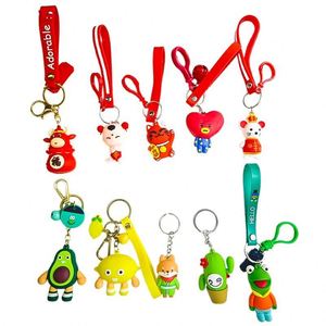 Wholesale Durable New Design 3D <b>Anime</b> <b>Keychains</b> Cartoon Characters Bag Pendant Decorations Custom Logo Thermal Transfer Printed - Product Image 4