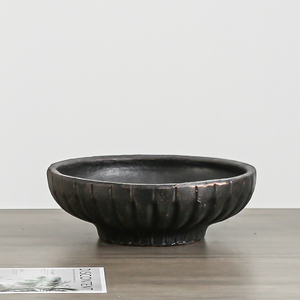 Accessoire <span class=keywords><strong>de</strong></span> décoration <span class=keywords><strong>de</strong></span> <span class=keywords><strong>jardin</strong></span> simple Conteneur <span class=keywords><strong>de</strong></span> fleurs Pot décoratif Jardinière Abi-sabi Pots <span class=keywords><strong>de</strong></span> fleurs <span class=keywords><strong>de</strong></span> style rétro rustique - Product Image 3